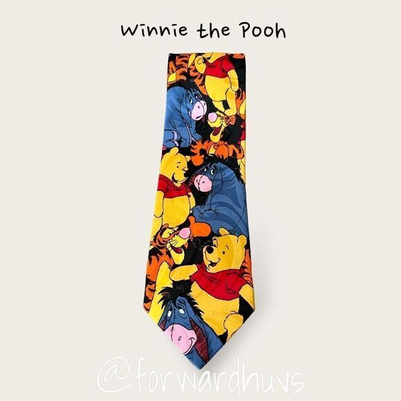 Disney Winnie The Pooh Necktie | Pooh Character Neck Tie - Picture 5 of 10